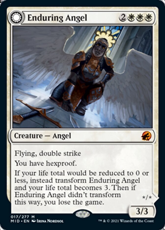 Enduring Angel // Angelic Enforcer [Innistrad: Midnight Hunt] | Lots Moore NSW