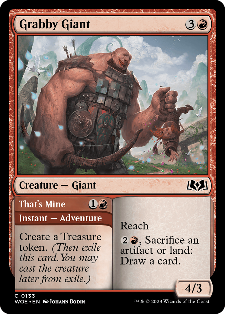Grabby Giant // That's Mine [Wilds of Eldraine] | Lots Moore NSW