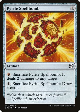 Pyrite Spellbomb [Duel Decks: Elves vs. Inventors] | Lots Moore NSW