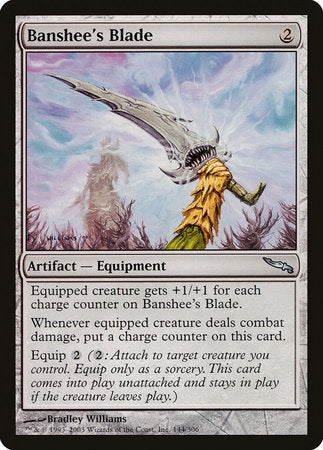 Banshee's Blade [Mirrodin] | Lots Moore NSW