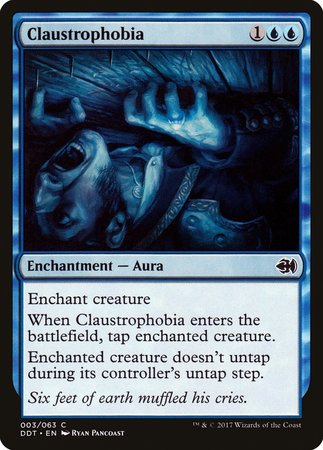 Claustrophobia [Duel Decks: Merfolk vs. Goblins] | Lots Moore NSW