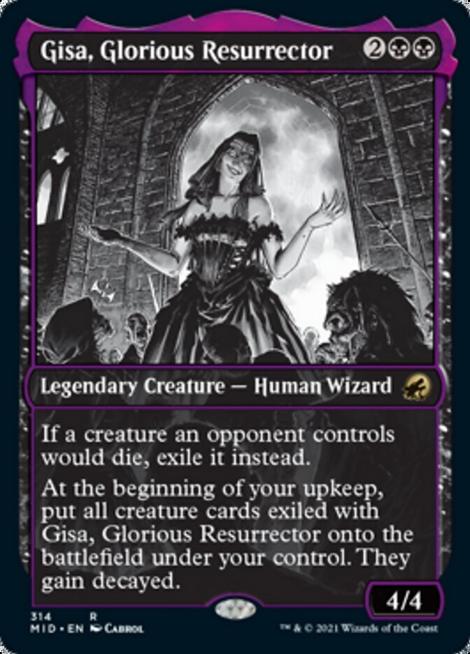 Gisa, Glorious Resurrector (Showcase Eternal Night) [Innistrad: Midnight Hunt] | Lots Moore NSW