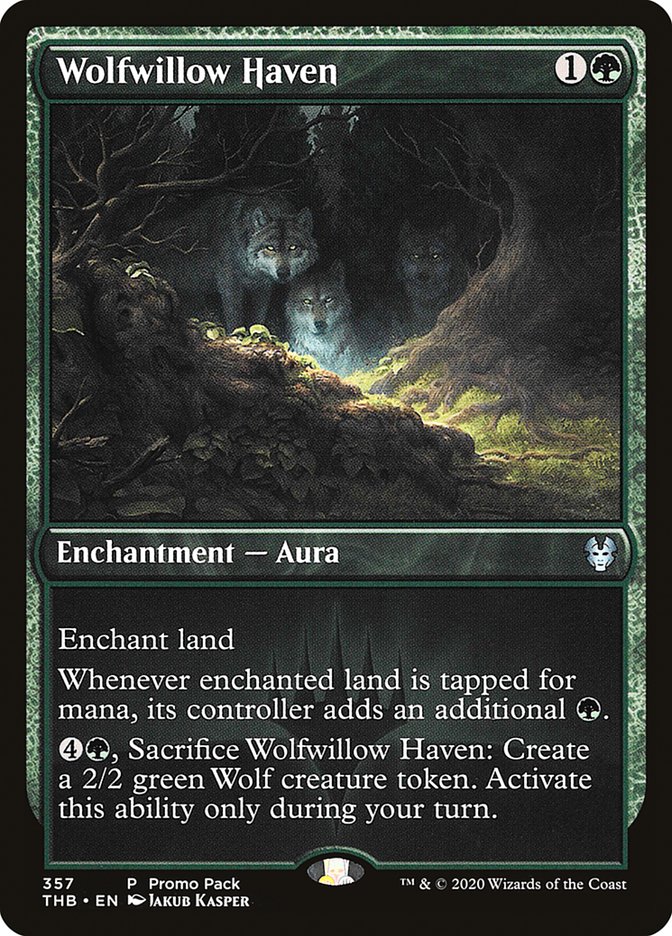 Wolfwillow Haven (Promo Pack) [Theros Beyond Death Promos] | Lots Moore NSW