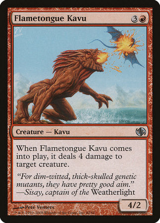 Flametongue Kavu [Duel Decks: Jace vs. Chandra] | Lots Moore NSW