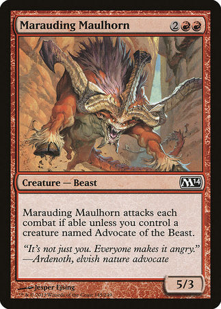 Marauding Maulhorn [Magic 2014] | Lots Moore NSW