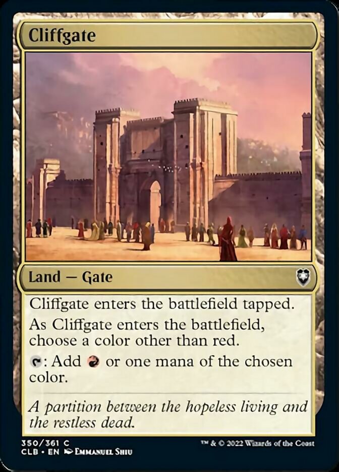 Cliffgate [Commander Legends: Battle for Baldur's Gate] | Lots Moore NSW