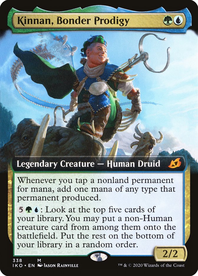 Kinnan, Bonder Prodigy (Extended Art) [Ikoria: Lair of Behemoths] | Lots Moore NSW