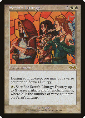 Serra's Liturgy [Urza's Saga] | Lots Moore NSW