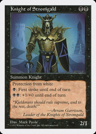 Knight of Stromgald [Fifth Edition] | Lots Moore NSW