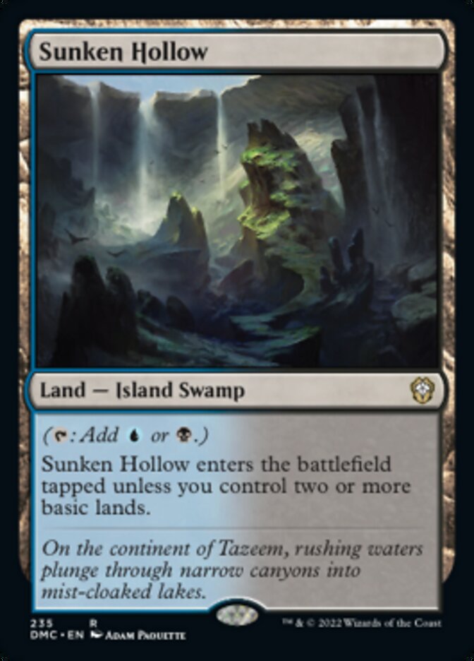 Sunken Hollow [Dominaria United Commander] | Lots Moore NSW