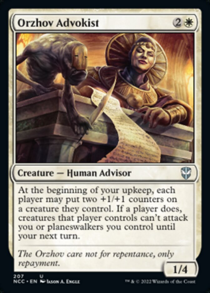 Orzhov Advokist [Streets of New Capenna Commander] | Lots Moore NSW