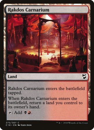 Rakdos Carnarium [Commander 2018] | Lots Moore NSW