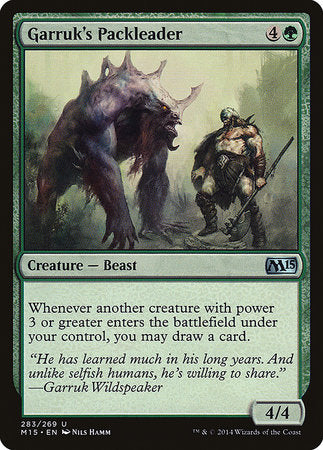 Garruk's Packleader [Magic 2015] | Lots Moore NSW