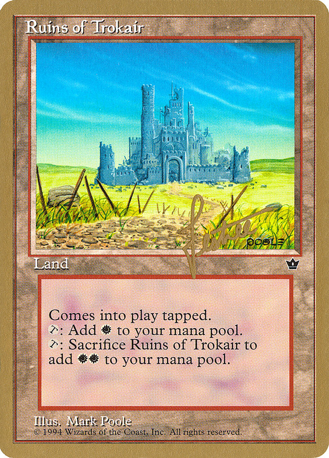 Ruins of Trokair (Bertrand Lestree) [Pro Tour Collector Set] | Lots Moore NSW