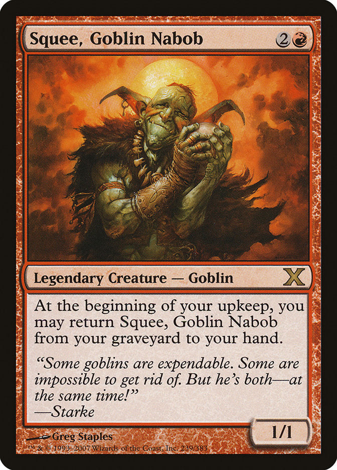 Squee, Goblin Nabob [Tenth Edition] | Lots Moore NSW