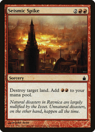 Seismic Spike [Ravnica: City of Guilds] | Lots Moore NSW