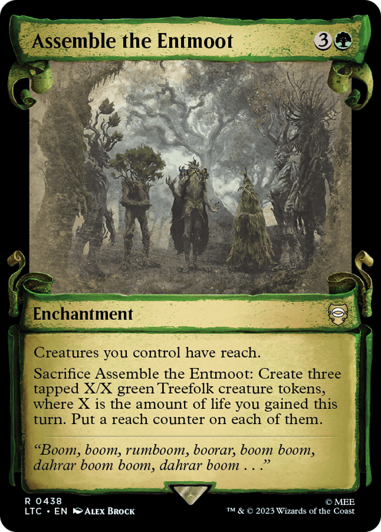 Assemble the Entmoot [The Lord of the Rings: Tales of Middle-Earth Commander Showcase Scrolls] | Lots Moore NSW