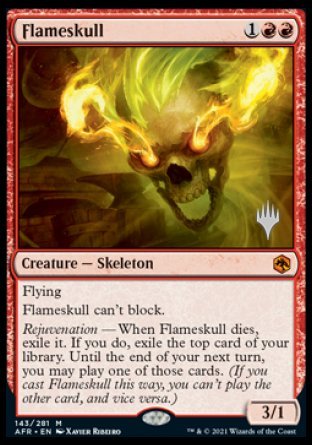 Flameskull (Promo Pack) [Dungeons & Dragons: Adventures in the Forgotten Realms Promos] | Lots Moore NSW