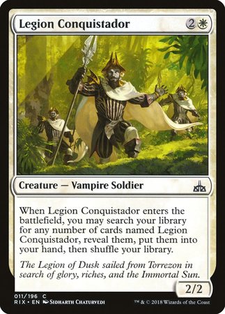 Legion Conquistador [Rivals of Ixalan] | Lots Moore NSW