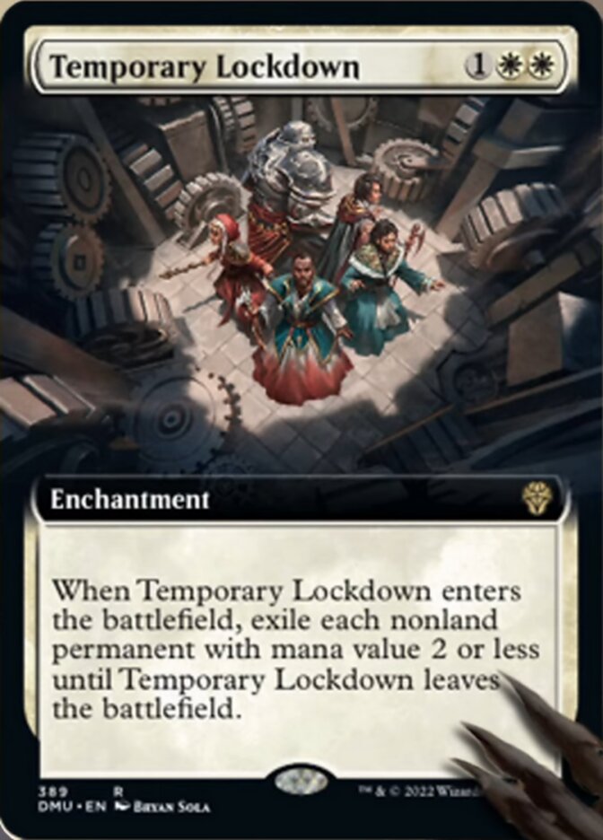 Temporary Lockdown (Extended Art) [Dominaria United] | Lots Moore NSW