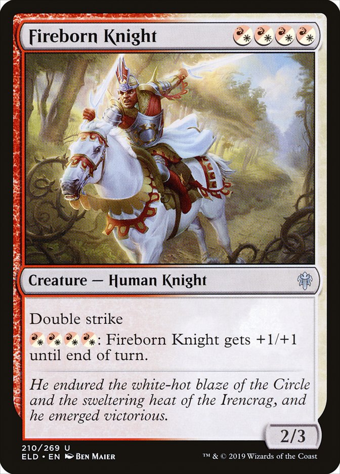 Fireborn Knight [Throne of Eldraine] | Lots Moore NSW