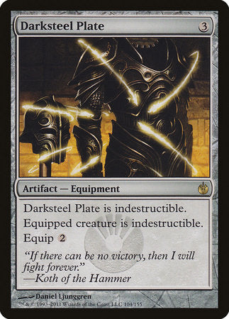 Darksteel Plate [Mirrodin Besieged] | Lots Moore NSW
