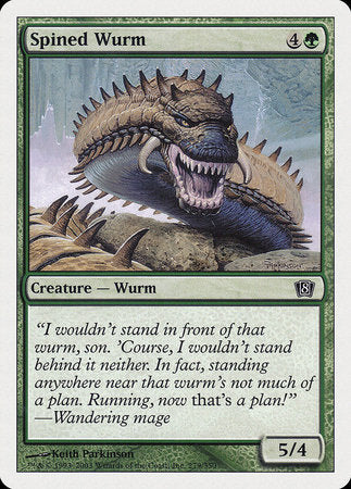 Spined Wurm [Eighth Edition] | Lots Moore NSW