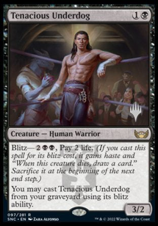 Tenacious Underdog (Promo Pack) [Streets of New Capenna Promos] | Lots Moore NSW