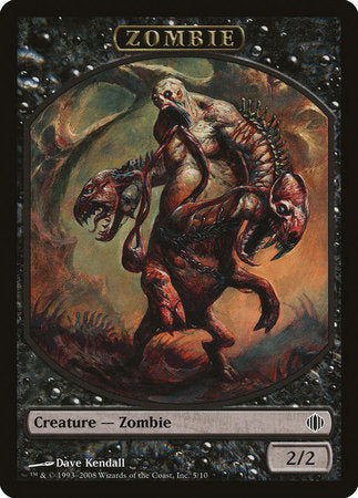 Zombie Token [Shards of Alara Tokens] | Lots Moore NSW