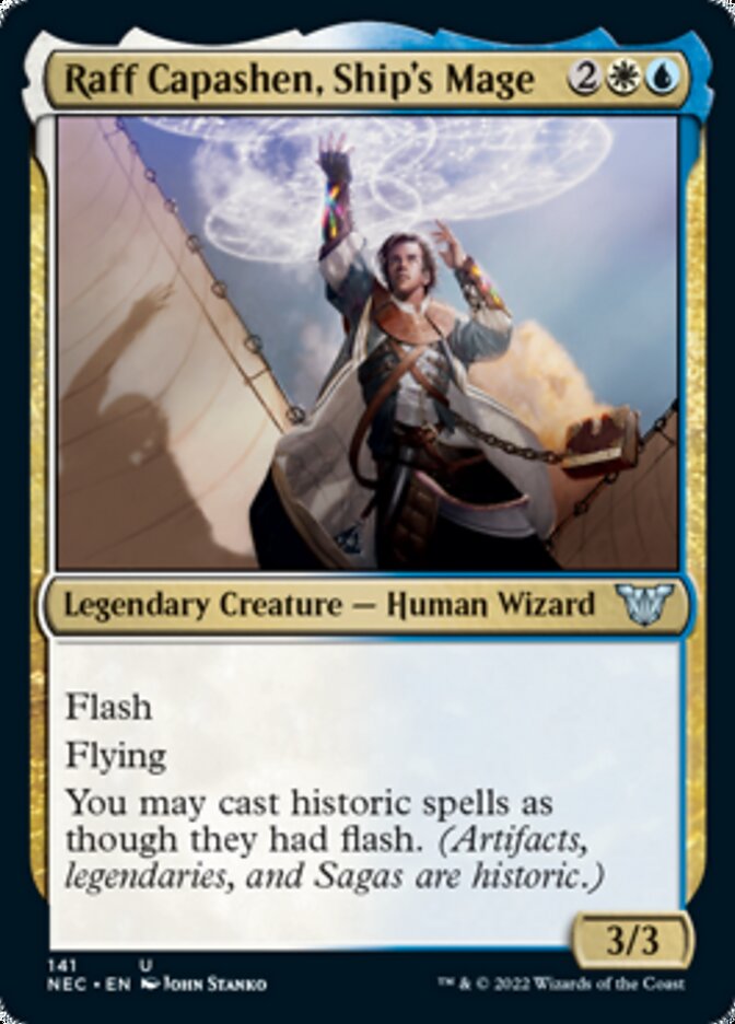 Raff Capashen, Ship's Mage [Kamigawa: Neon Dynasty Commander] | Lots Moore NSW