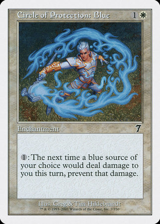 Circle of Protection: Blue [Seventh Edition] | Lots Moore NSW