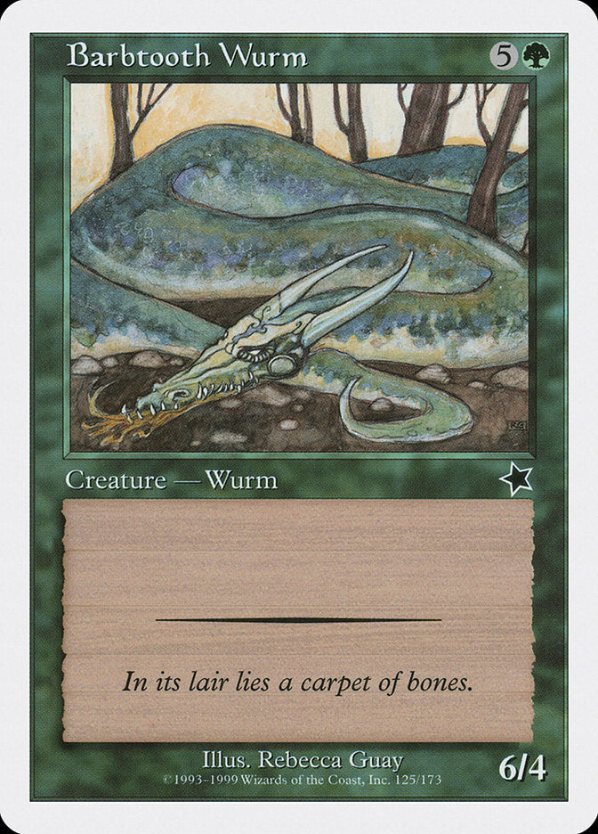 Barbtooth Wurm [Starter 1999] | Lots Moore NSW