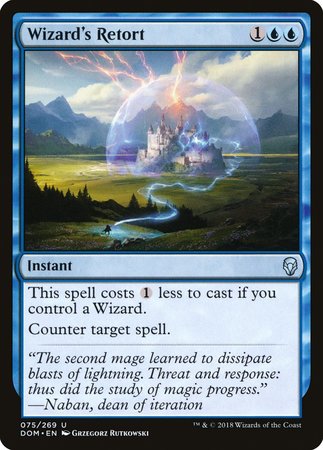 Wizard's Retort [Dominaria] | Lots Moore NSW