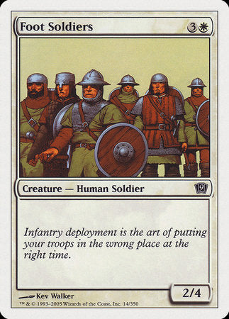 Foot Soldiers [Ninth Edition] | Lots Moore NSW