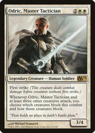 Odric, Master Tactician [Magic 2013] | Lots Moore NSW