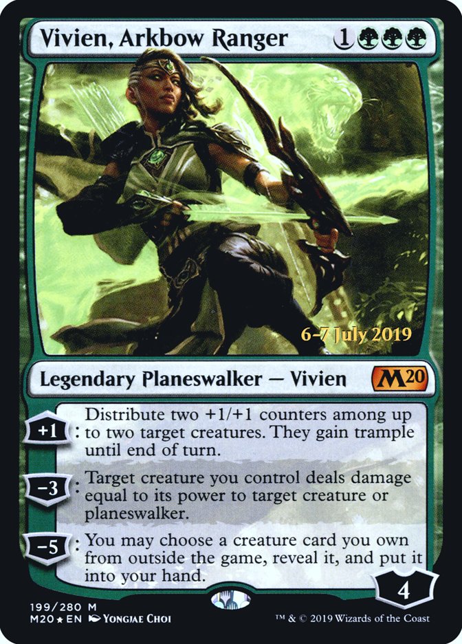 Vivien, Arkbow Ranger  [Core Set 2020 Prerelease Promos] | Lots Moore NSW