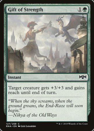 Gift of Strength [Ravnica Allegiance] | Lots Moore NSW