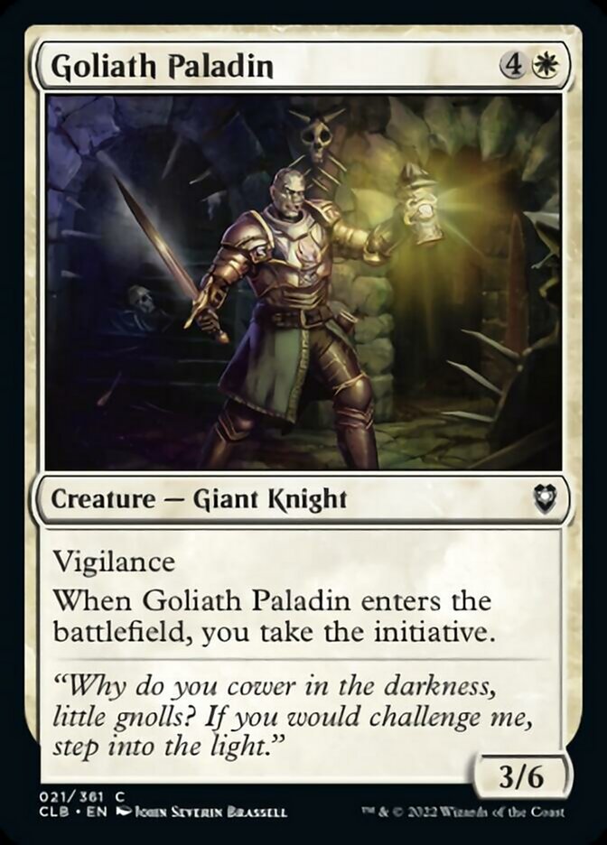 Goliath Paladin [Commander Legends: Battle for Baldur's Gate] | Lots Moore NSW