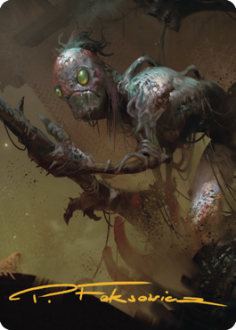 Mold Folk Art Card (Gold-Stamped Signature) [Commander Legends: Battle for Baldur's Gate Art Series] | Lots Moore NSW