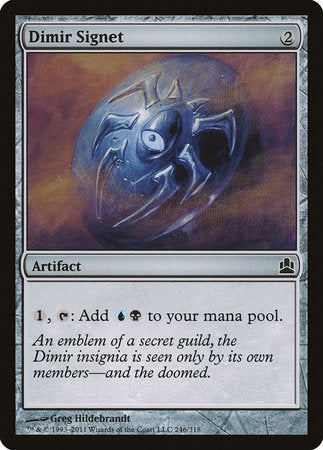 Dimir Signet [Commander 2011] | Lots Moore NSW