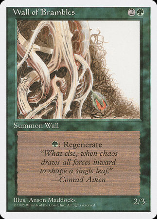 Wall of Brambles [Fourth Edition] | Lots Moore NSW