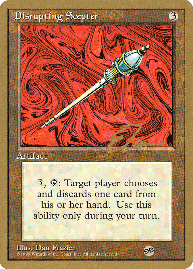 Disrupting Scepter (Eric Tam) (SB) [Pro Tour Collector Set] | Lots Moore NSW