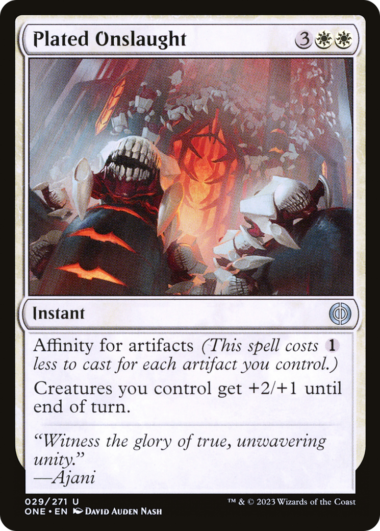 Plated Onslaught [Phyrexia: All Will Be One] | Lots Moore NSW