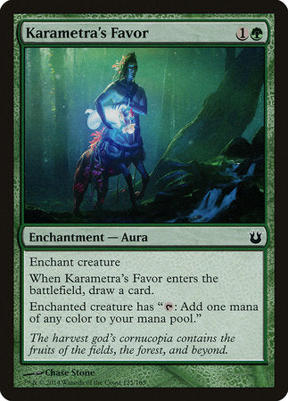 Karametra's Favor [Born of the Gods] | Lots Moore NSW