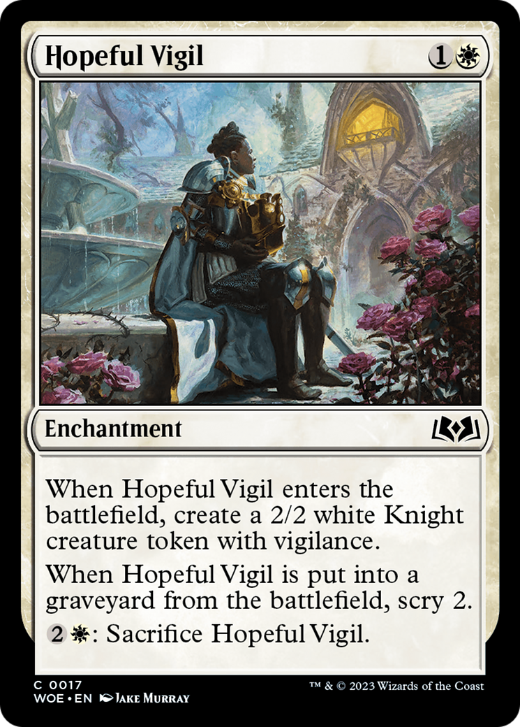 Hopeful Vigil [Wilds of Eldraine] | Lots Moore NSW