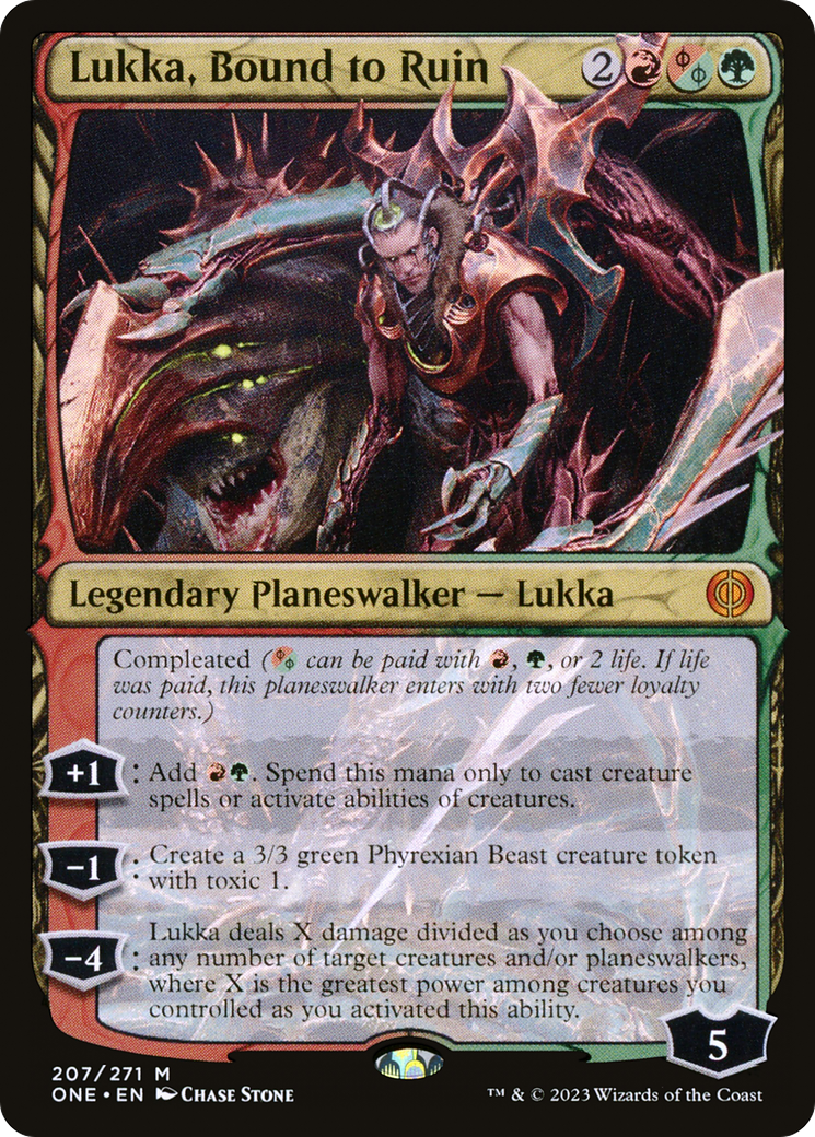 Lukka, Bound to Ruin [Phyrexia: All Will Be One] | Lots Moore NSW