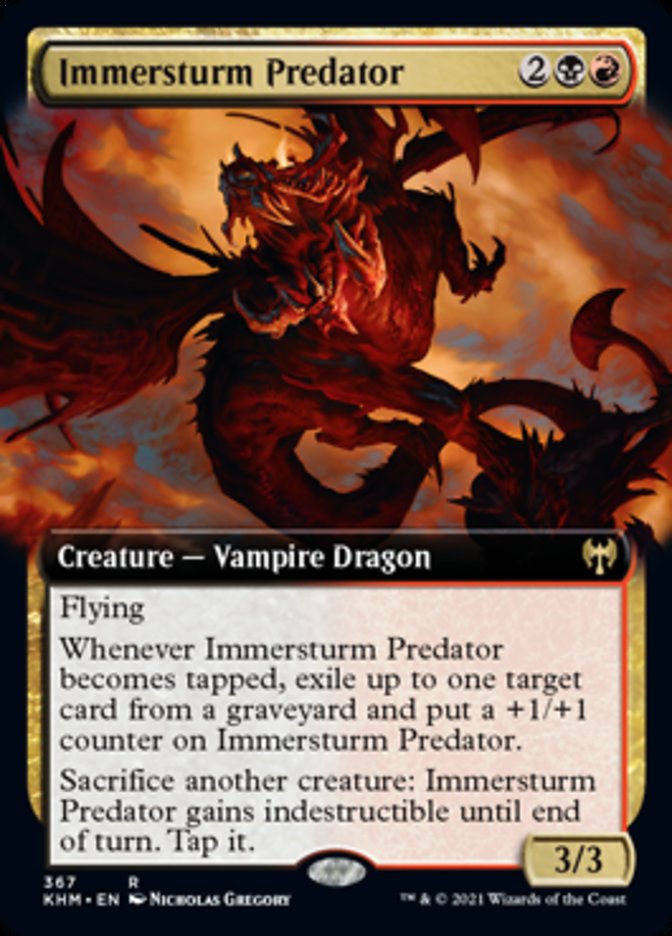 Immersturm Predator (Extended Art) [Kaldheim] | Lots Moore NSW