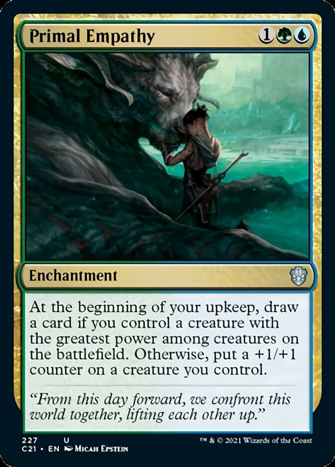 Primal Empathy [Commander 2021] | Lots Moore NSW