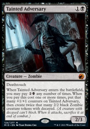 Tainted Adversary (Promo Pack) [Innistrad: Midnight Hunt Promos] | Lots Moore NSW