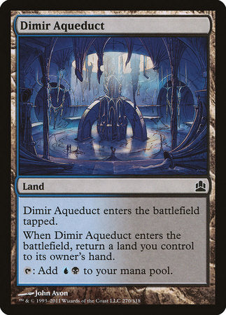 Dimir Aqueduct [Commander 2011] | Lots Moore NSW